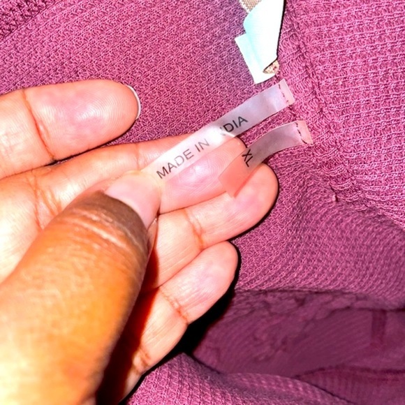 Soft Surroundings Embroidered Thermal Sweater - Picture 5 of 10